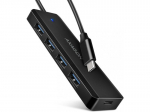USB hub - AXAGON - HUE-C1C - 4 USB 3.0 prievadai - Kompakti&scaron;kas - Eleganti&scaron;kas