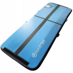 Pripučiamas gimnastikos kilimėlis Master AirTrack, 300x100x10 cm, mėlyna-juoda