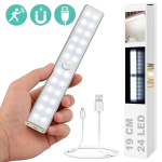 Livman belaidė 24LED lemputė su judesio jutikliu MSL-42, 19cm