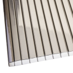 LOKINIS POLIKARBONATAS T2x1.05M 4mm RUDAS