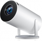 Projektorius I&scaron;manusis 4K projektorius &bdquo;Wi-Fi Bluetooth&ldquo; &ndash; HY300PRO mini projektorius &bdquo;Android 11.0&ldquo;, trumpo atstumo projektorius 1080P HD, reguliuojamas 270&deg; kampu, automatinė trapecijos korekcija, ne&scaron;iojamas lauko filmų projektorius