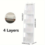 Erdvę Taupantis Durų Kabykla - 4/6 Lygių Skaidrus Langas, Lengvas Montavimas., 4 sluoksniai