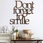 Pakabinama dekoracija Rusty Dont Forget For Smile, 1 vnt.