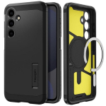 Spigen Tough Armor MagSafe&ldquo; dėklas Samsung Galaxy&ldquo; i&scaron;maniajam telefonui S24 FE &ndash; juodos spalvos