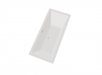 Vonia Besco Vera, 180 x 80 cm, be apdailos, su sifonu su persipylimu slim chrome