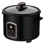 Elektrinis ryžių virimo aparatas 1,8L Berlinger Haus Black Rose, juodas