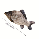 30cm Juokinga Žuvis Pliu&scaron;inis Mink&scaron;tas Pagalvės Žaislas, Žuvies stilius 6