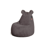 Vaiki&scaron;kas sėdmai&scaron;is Qubo Teddy Track FEEL FIT pilkas, prakti&scaron;kas poliesteris
