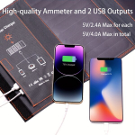SUNAVEN 28W Saulės Kroviklis su Dvigubu USB Portu