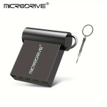 USB laikmena Metalinė USB 2.0 atmintinė su pakabinimu, Juoda