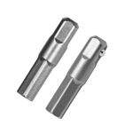 Adapter 1/4" Hex į 1/4" kvadratinį lizdą, 50 mm