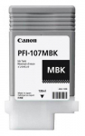 Kasetė ra&scaron;aliniams spausdintuvams "canon" originalus ra&scaron;alas pfi-107 mbk, matinės juodos spalvos, 130 ml, 6704b001, "canon ipf-680, 685, 780, 785