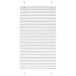Plisuota žaliuze balta 70x150 cm audinio plotis 69,4 cm