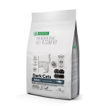 Nature's Protection Super Care visų veislių suaugusių tamsaus kailio kačių, sausas begrūdis pa&scaron;aras su silke, 1,5kg