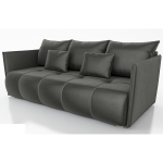 Sofa-lova Nesta, pilka, veliūras