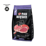 Pan Mięsko Veal with Lamb Senior Crunchy M su ėriena, 9 kg
