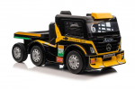 Elektromobilis su priekaba Mercedes XMX622B, LCD, geltonas