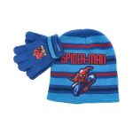 Spider-Man kepurės ir pir&scaron;tinių rinkinys berniukams, mėlynas/raudonas