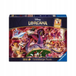 Ravensburger Disney Lorcana Ruby 1000 detalių dėlionė su promo kortele