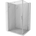 Du&scaron;o kabina Mexen Exo, varstomos durys, 150 x 75 cm, transparent/chrome
