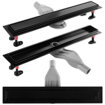 Du&scaron;o latakas REA Neox Superflow, Black, 60 cm