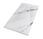 Stačiakampis du&scaron;o padėklas Besco Vexo Marble, 100 x 80 cm
