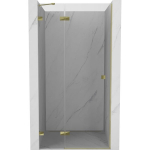 Du&scaron;o durys Mexen Lunar, kairinės, 90 cm, transparent/gold