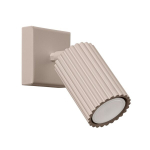 Sollux Lighting sieninis &scaron;viestuvas Karbon, taupe spalvos