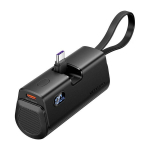 Atsarginis maitinimo &scaron;altinis ("Power Bank") Vention Powerbank 4800mah 22.5w Led Usb-c Lightning Juodas