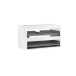 Praustuvo spintelės korpusas Mexen Box-A, 80 cm, 2 stalčiai, White glossy