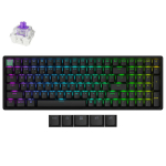 Keychron K4 HE, Gateron Double-Rail Magnetic Nebula Switch, Wireless, Black, US