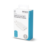 Adapteris Deltaco USBC-AC201 67W 2x USB-C PD
