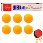 Stalo teniso kamuoliukų rinkinys Ping Pong, 6 vnt., oranžiniai