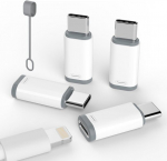 Adapteriai &bdquo;Lightning į USB-C&ldquo;, 4 vnt., greitas įkrovimas ir duomenų perdavimas