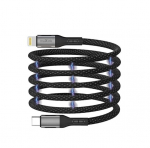 Maxlife Mxuc-11 Usb-c - Lightning magnetinis kabelis, 1m, 27w, juodas