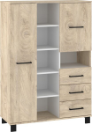 Vitrina Meblocross 2D3SP, &scaron;viesiai ruda