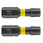 Smūginiai antgaliai Torx Tx30 25mm, 2 vnt.