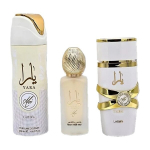 Rinkinys moterims Ladies Yara Moi Lattafa 54124 moterims: kvapusis vanduo EDP, 94 ml + dezodorantas, 180 ml + plaukų pur&scaron;kiklis, 45 ml