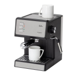 Jata JECA2525 &ndash; 20 Bar pusiau automatinis espresso kavos aparatas, 850 W, 1.8 L