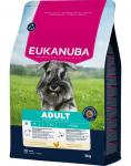 Eukanuba Adult Small Breeds su vi&scaron;tiena, 3 kg