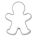 Formelė sausainiams "žmogeliukas" 6,5 cm, nerūdijančio plieno