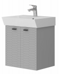 Vonios spintelė Piccolo PC-60, pilka