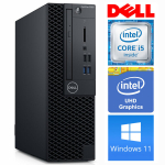 Kompiuteris DELL 3060 SFF i5-8400 8GB 128SSD M.2 NVME DVD WIN11Pro