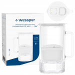 Wessper D4 BOROSILICATE MINI futureflow stiklinis filtravimo ąsotis 2l