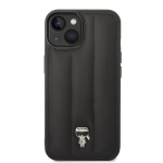 Karl Lagerfeld KLHCP14MPSQPK iPhone 14 Plus 6,7 deklas juodos/juodos spalvos Puffy Ikonik Pin