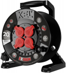 Būgninis prailgintuvas Extreme Line 4 lizdai Ip44 16a 20m