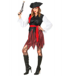 &bdquo;KARIBŲ PIRATAS&ldquo; (mar&scaron;kinėliai su liemene, sijonu, diržu, galvos juosta, skrybėle)
