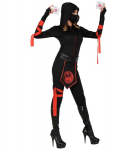 &bdquo;NINJA&ldquo; (kombinezonas su gobtuvu, veido kaukė, diržas, rankų ir kojų rai&scaron;čiai)