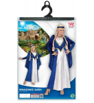 &bdquo;RENASSANCE QUEEN&ldquo; aksomas &ndash; mėlynas &ndash; (suknelė, galvos apdangalas)