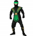 Vaikų "kombat Ninja" kostiumas, žalias, 140 dydis